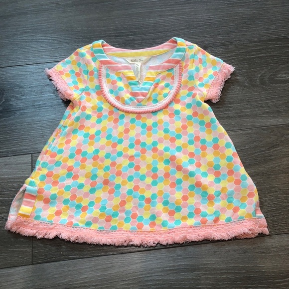 Matilda Jane Dream Chasers Dots On Dots Swim Coverup Girls Size 2 - Picture 2 of 12